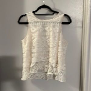Alexus summer lace top - size Medium